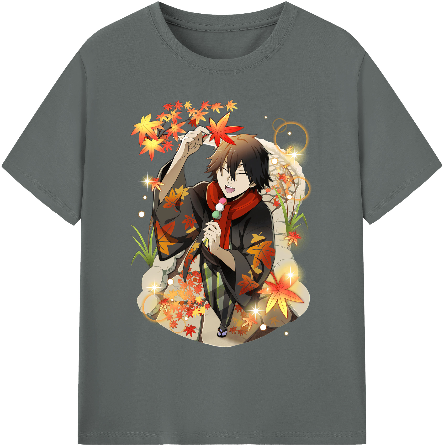 （画像用） 文豪ストレイドッグス Bungo Stray Dogs 綿100％ メンズ半袖Tシャツ｜肌触りやわらか＆通気性